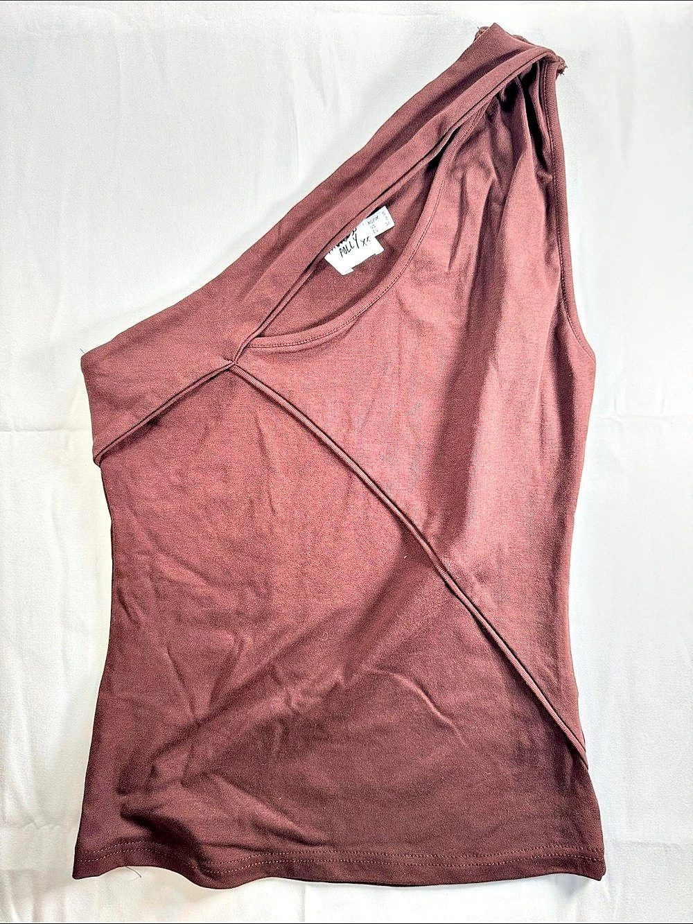 Princess Polly Women's one shoulder Brown Size S Like New